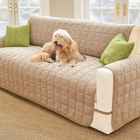 Couch Cover, Anti Slip Sofa Slipcover (Beige Skin)